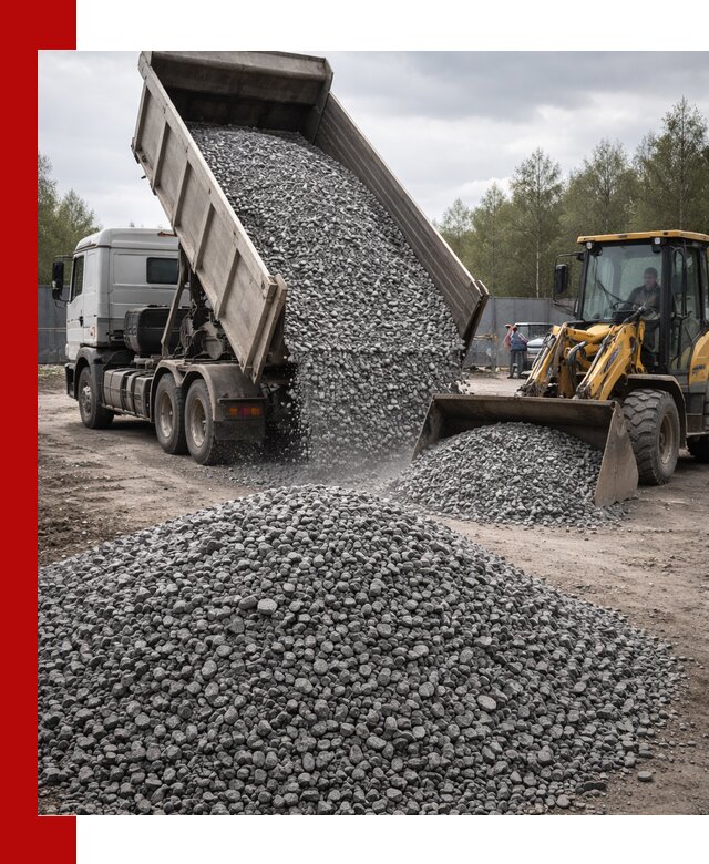 Доставка и продажа щебня гранитного в Тамбове
