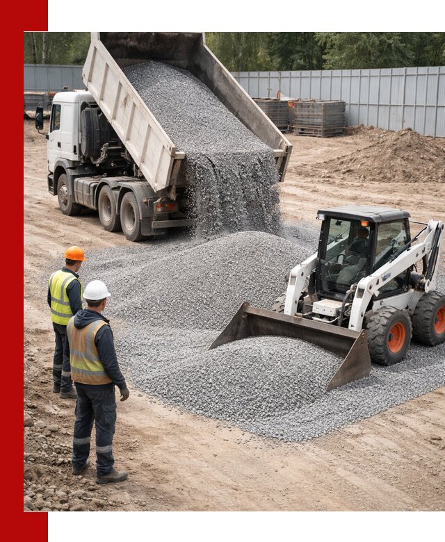 Доставка и продажа гранитного щебня фракции 0-5 в Тамбове