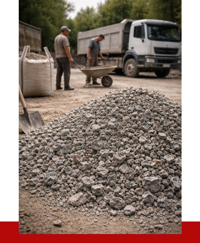 Гранитный щебень фракция 20-40 в Тамбове от 3249 руб. ПРОНЕРУДТмб