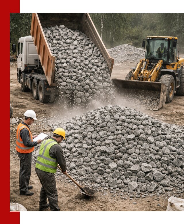 Гранитный щебень фракция 70-150 доставка в Тамбове