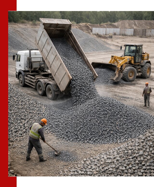 Щебень габбро-диабаз фр. 5-20 с доставкой в Тамбове