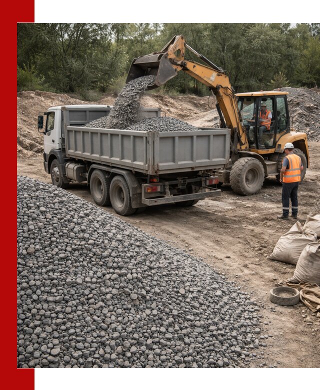 Доставка гравийного щебня в Тамбове оптом и в розницу
