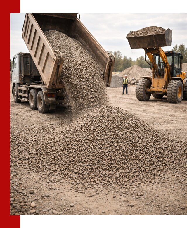 Гравийный щебень фракция 3–10 с доставкой в Тамбове