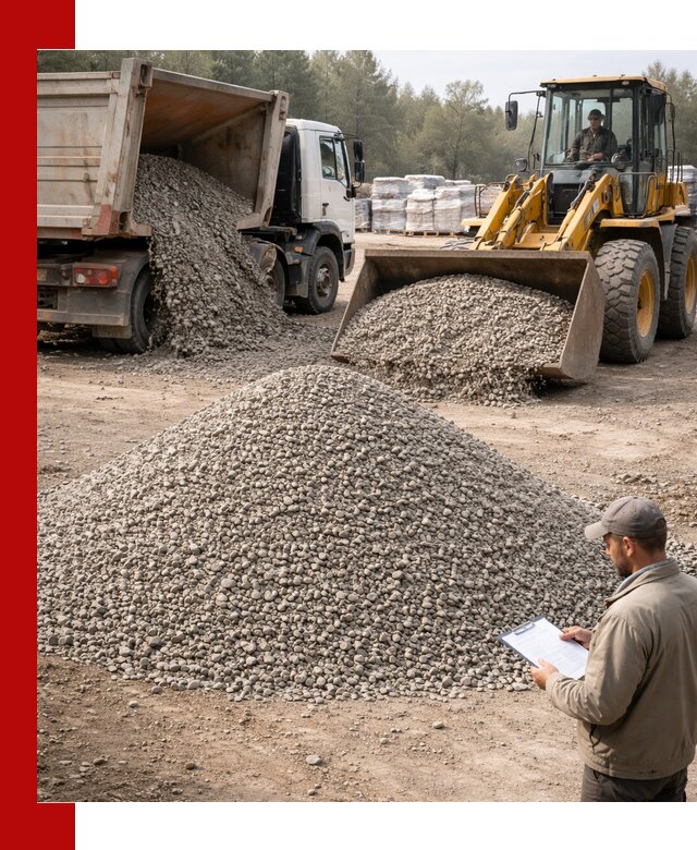 Гравийный щебень фракция 5–10 с доставкой в Тамбове