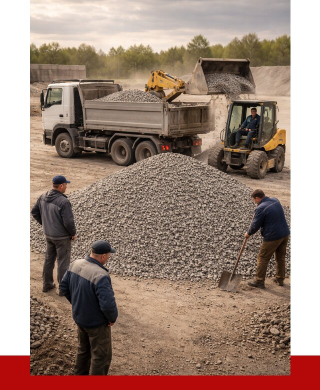 Гравийный щебень фракция 5-20 в Тамбове от 2437 р. ПРОНЕРУДТмб