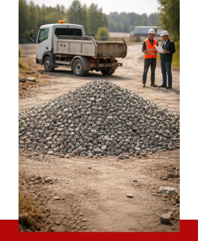 Гравийный щебень фракция 20-40 в Тамбове от 1218 р. | ПРОНЕРУДТмб