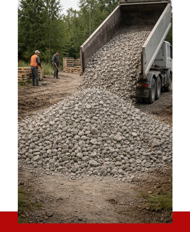 гравийный щебень фракция 70-120 в Тамбове от 2488 р. ПРОНЕРУДТмб