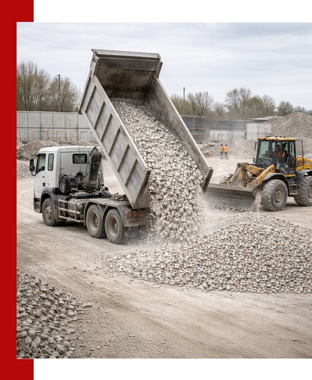Доставка и продажа известнякового щебня в Тамбове