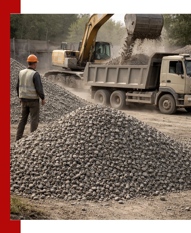 Шлаковый щебень фракция 5-20 с доставкой в Тамбове