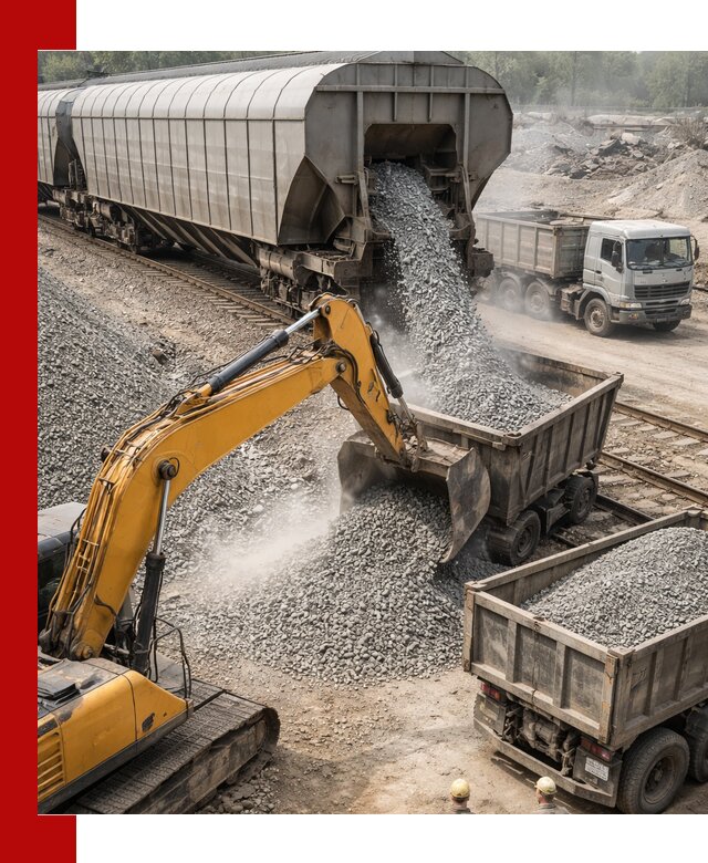 Доставка железнодорожного щебня в Тамбове крупными партиями быстрого отгруза