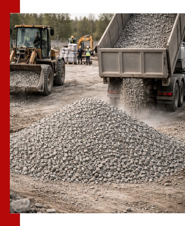 Вторичный щебень фракции 5-20 в Тамбове — доставка и продажа крупнотоннажно