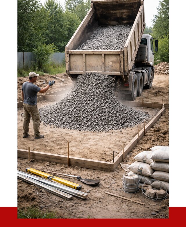 Купить щебень для фундамента в Тамбове от 4569 р. | ПРОНЕРУДТмб