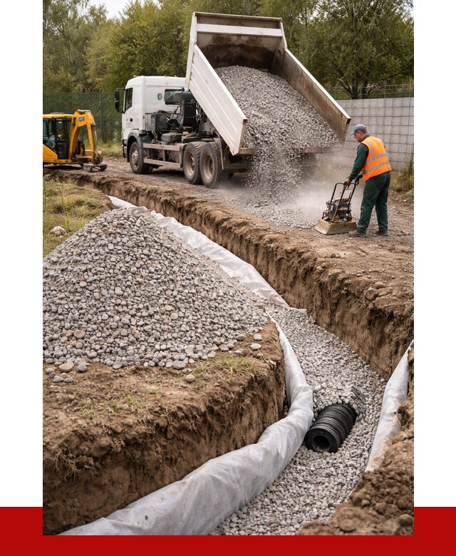 Щебень для дренажа в Тамбове от 1878 р., ПРОНЕРУДТмб доставка