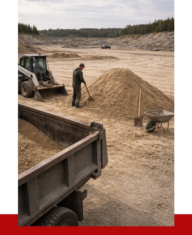 Карьерный песок среднезернистый в Тамбове, от 2234 р. ПРОНЕРУДТмб