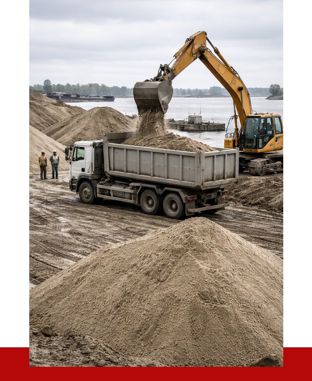 Купить речной песок навалом в Тамбове от 1828 р., ПРОНЕРУДТмб