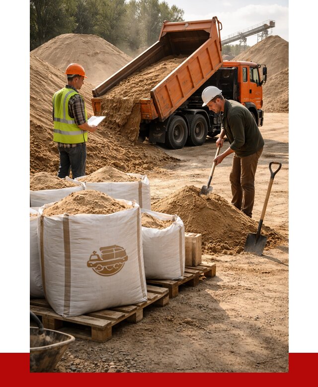 Строительный песок в Тамбове от 2234 р. с доставкой, ПРОНЕРУДТмб