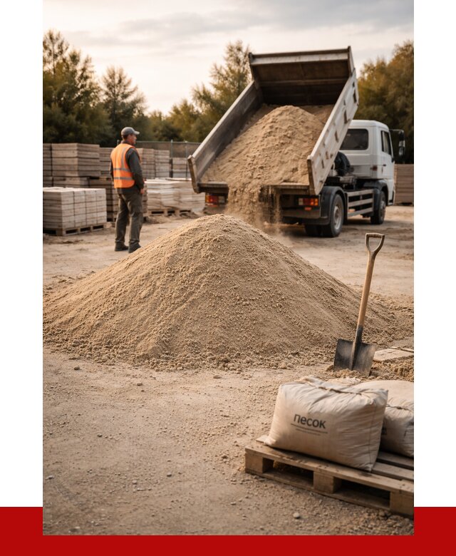 Купить сухой песок в Тамбове с доставкой от 2437 р. | ПРОНЕРУДТмб