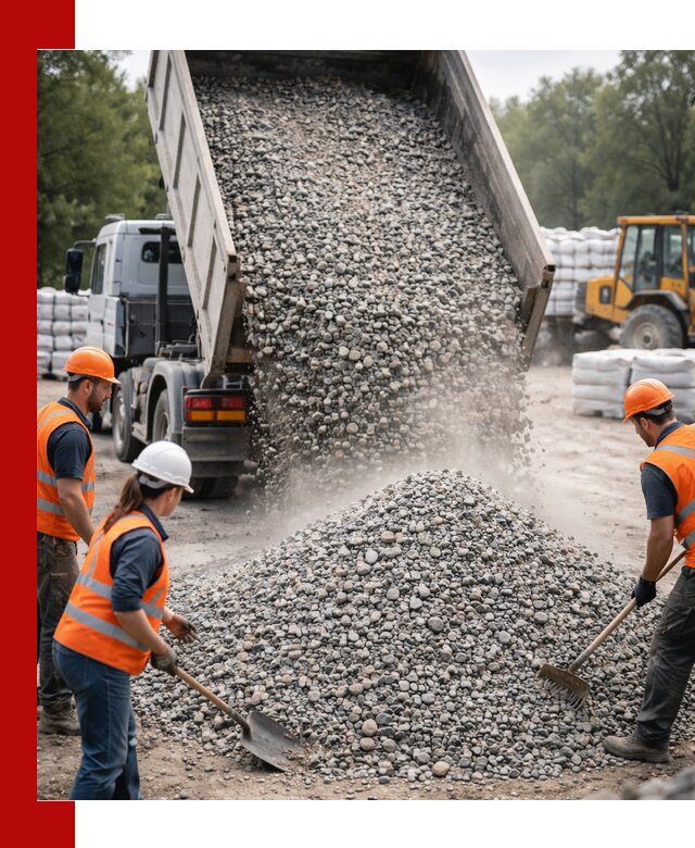 Доставка гравия и камня в Тамбове оптом и в розницу