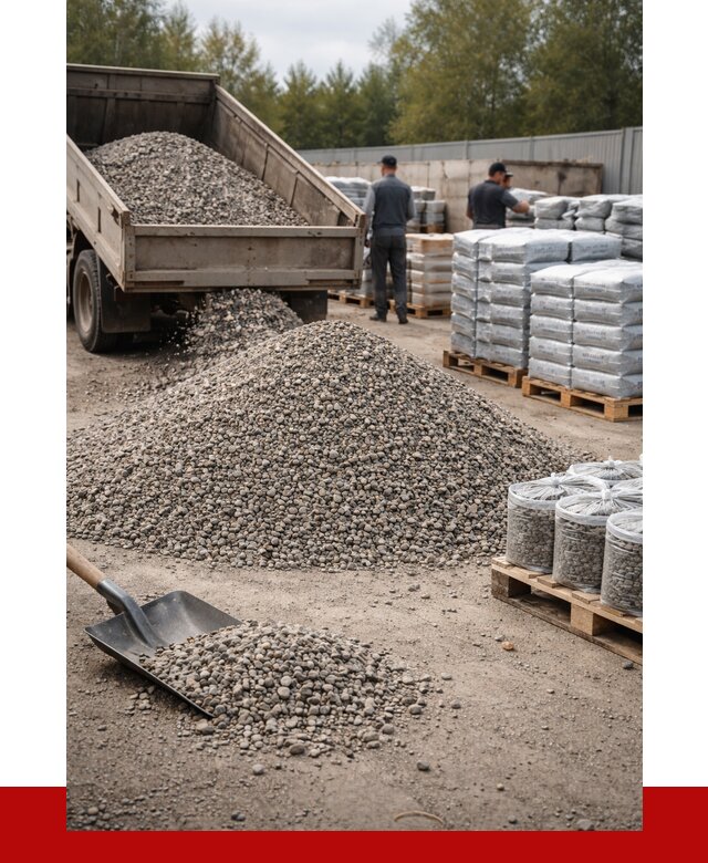 Гравий фракция 5-20 в Тамбове купить от 2335 р. ПРОНЕРУДТмб
