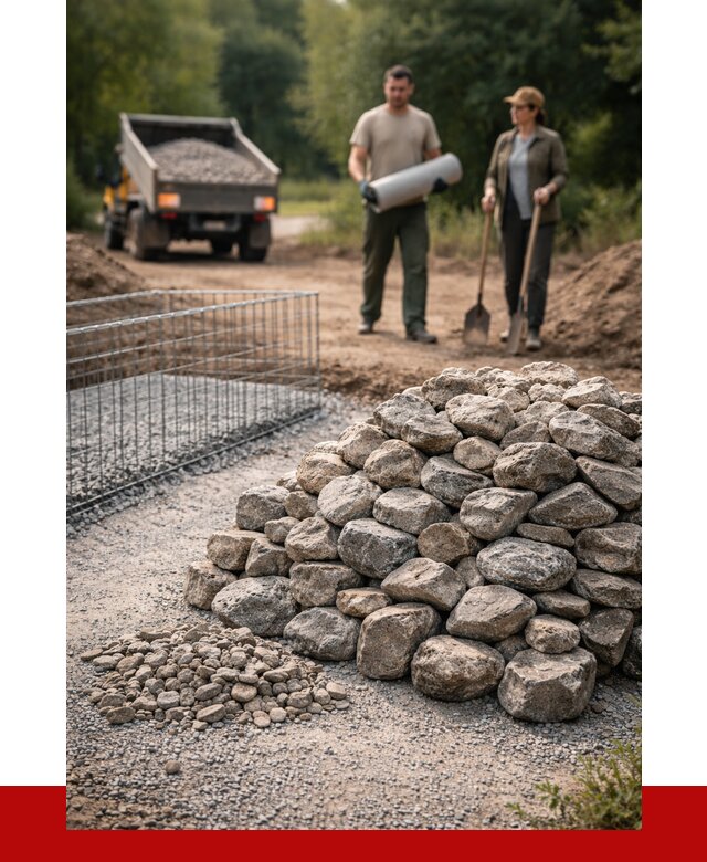 Камень для габионов фракция 100-200 в Тамбове от 4874 р. | ПРОНЕРУДТмб