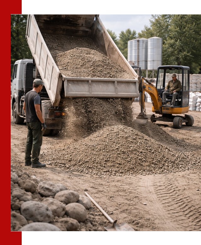 Доставка ПГС С3 в Тамбове самосвалами и миксерами