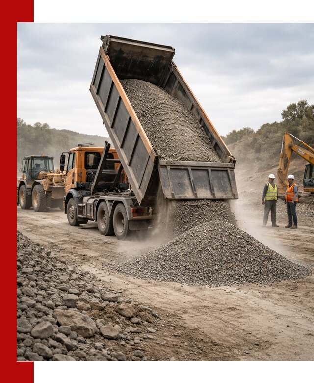 Щебёночно-песчаная смесь ЩПС С1 с доставкой в Тамбове