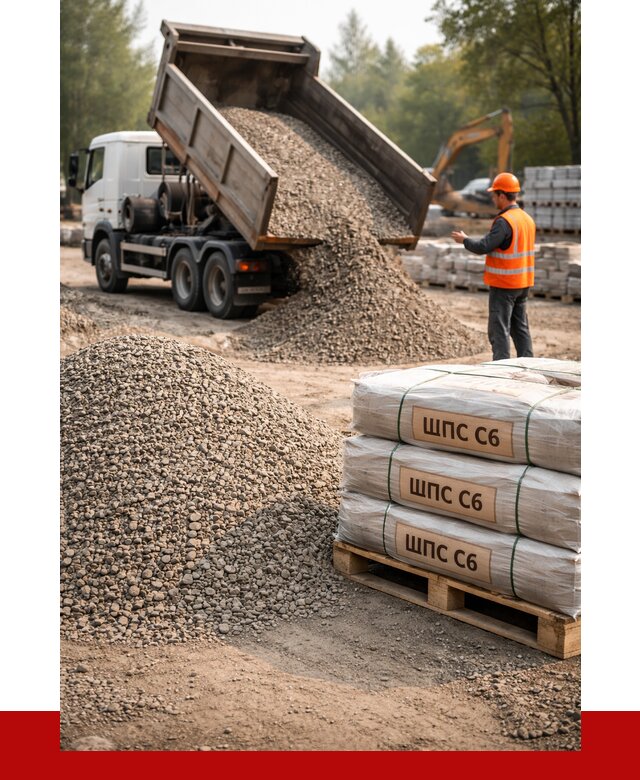 ЩПС С6 в Тамбове с доставкой от 2234 р. за куб | ПРОНЕРУДТмб