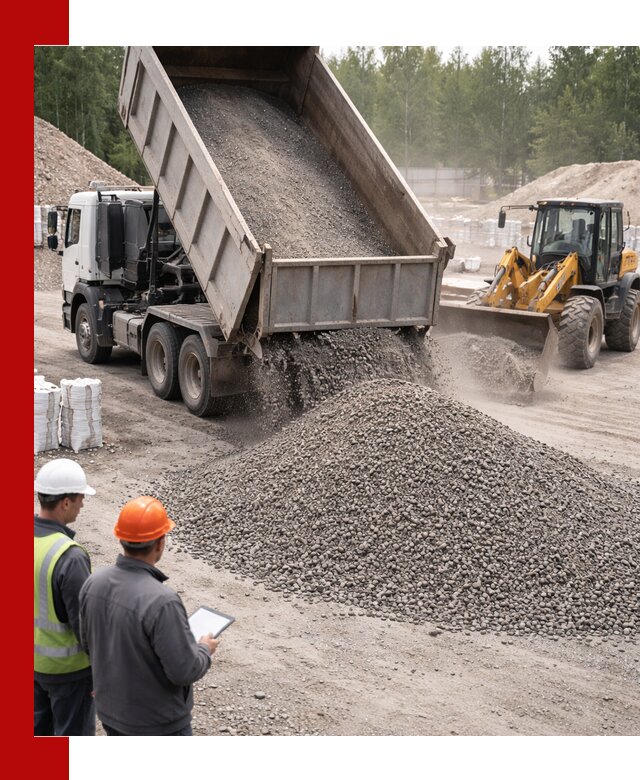 Доставка и продажа гранитного отсева 0-10 в Тамбове