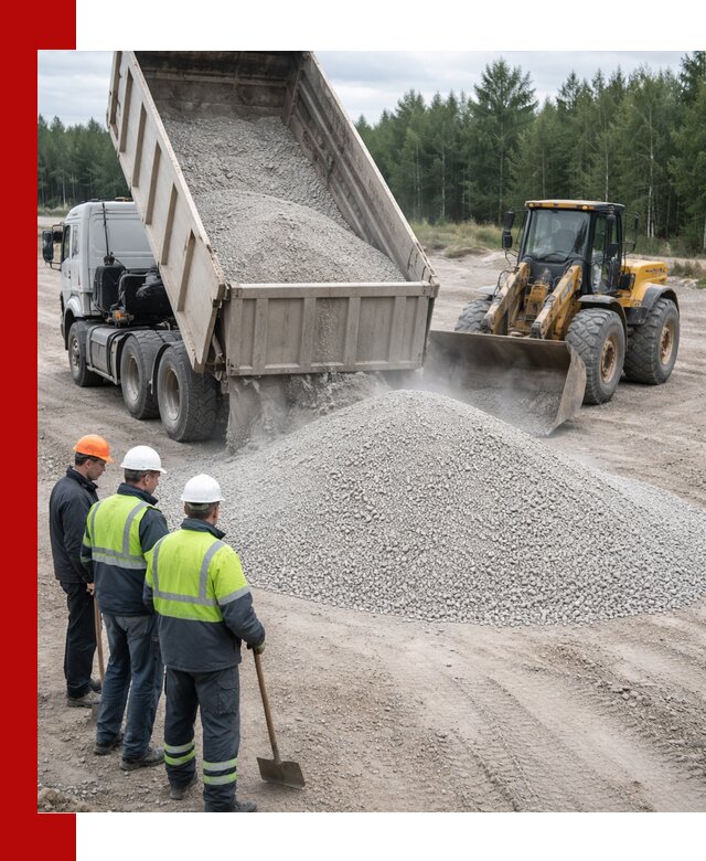 Известняковый отсев 0-5 доставка в Тамбове быстро и выгодно