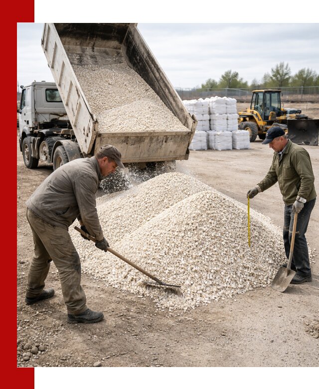 Мраморная крошка с доставкой и разгрузкой в Тамбове