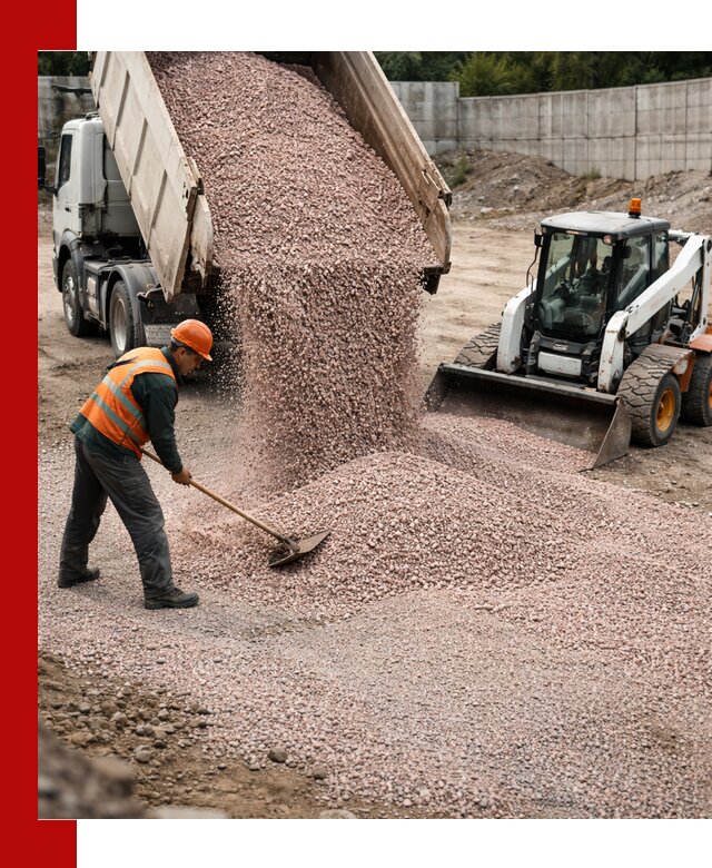 Крошка розовый гранит с доставкой в Тамбове от производителя