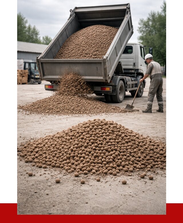 Керамзит с доставкой в Тамбове от 4265 р. за м3 | ПРОНЕРУДТмб