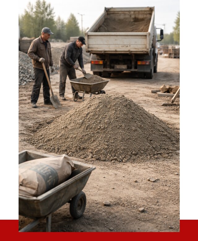 Цементно-песчаная смесь М150 в Тамбове от 4772 р. | ПРОНЕРУДТмб