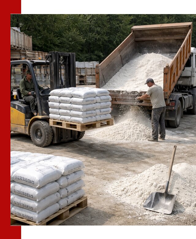 Доставка строительной извести оптом и в розницу в Тамбове