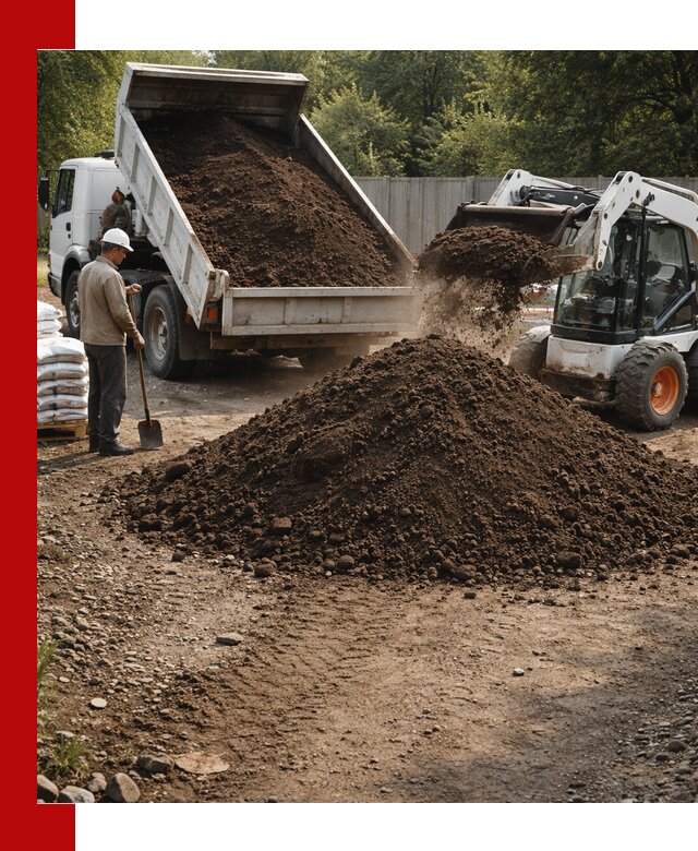 Доставка растительного грунта в Тамбове от производителя оптом и в розницу