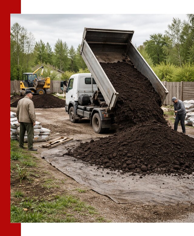 Доставка качественного почвогрунта в Тамбове оптом и в розницу