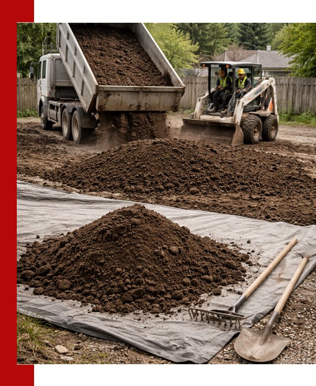 Грунт для отсыпки участка с доставкой в Тамбове