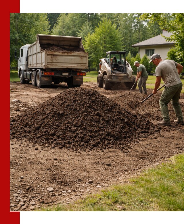 Доставка и укладка грунта для газона в Тамбове