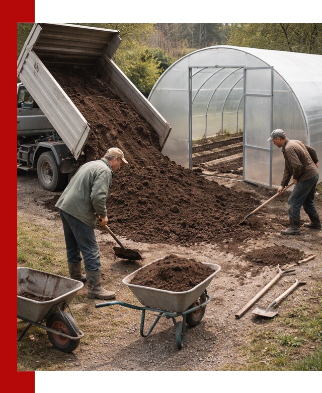 Грунт для теплицы с доставкой в Тамбове — плодородный субстрат под растения