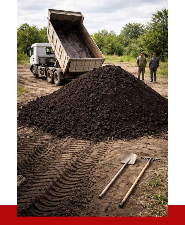 Купить чернозем навалом в Тамбове от 1218 р. за куб | ПРОНЕРУДТмб