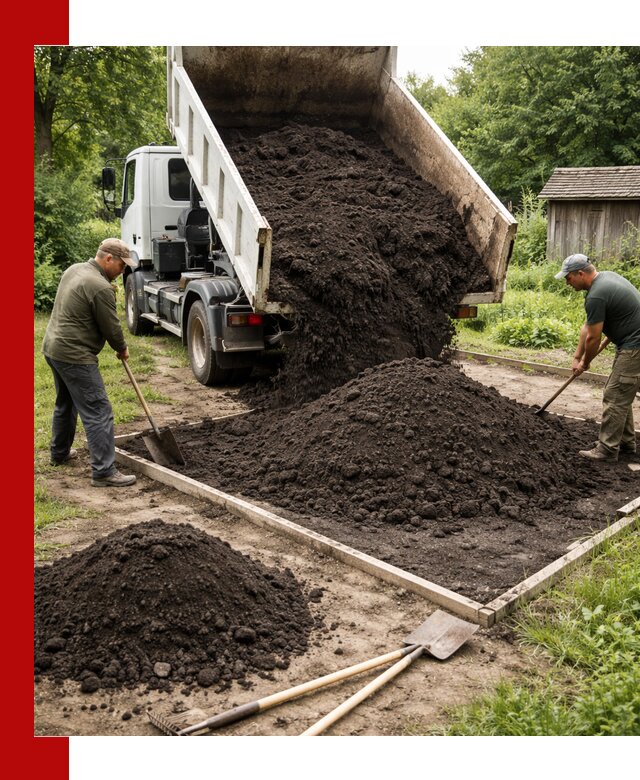 Купить чистый чернозем для огорода с доставкой в Тамбове