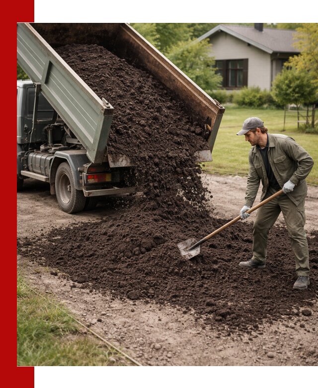 Чернозем для газона с доставкой в Тамбове быстро и качественно