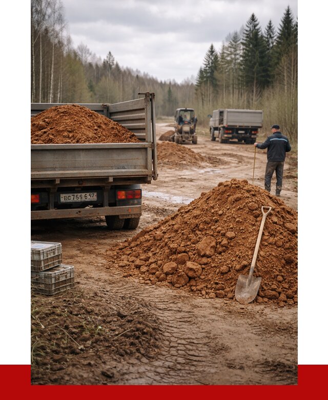 Глина и суглинки в Тамбове от 4569 р. за куб | ПРОНЕРУДТмб