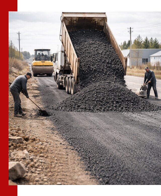 Асфальтовая крошка для дорог в Тамбове — поставка и доставка