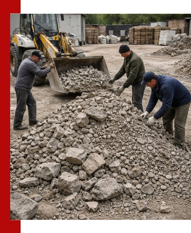 Демонтаж и вывоз бой бетона в Тамбове