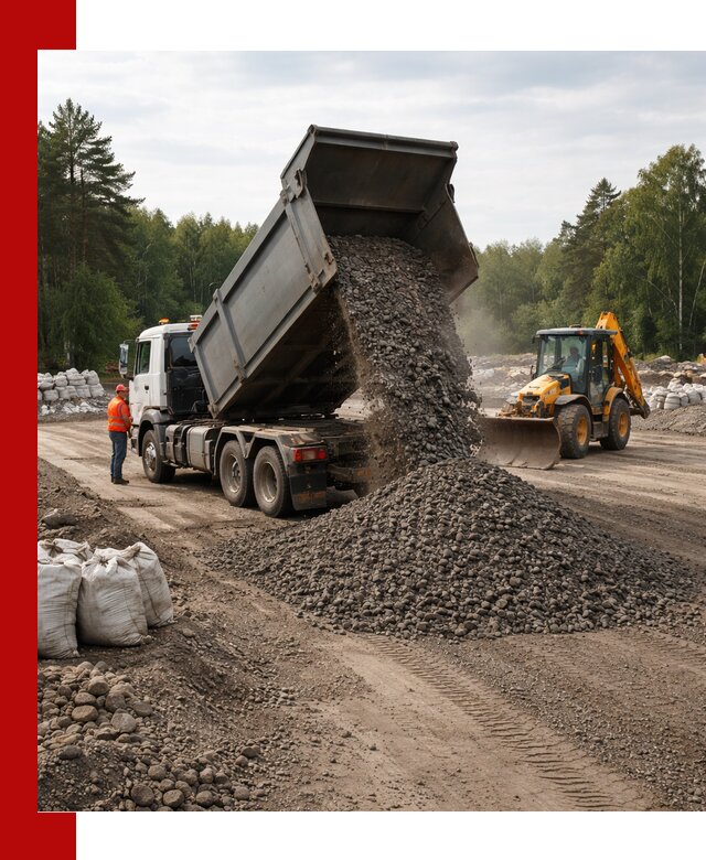 Доставка дробленого асфальта в Тамбове для дорожных работ