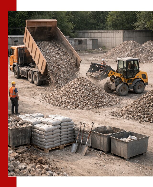 Вторичные материалы для отсыпки в Тамбове — поставка и доставка