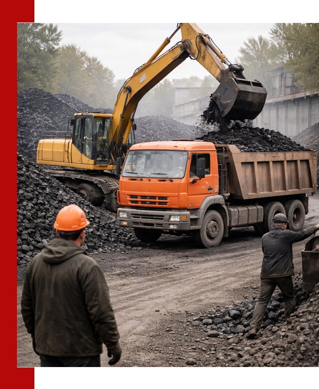 Доставка угля автотранспортом в Тамбове быстро и выгодно
