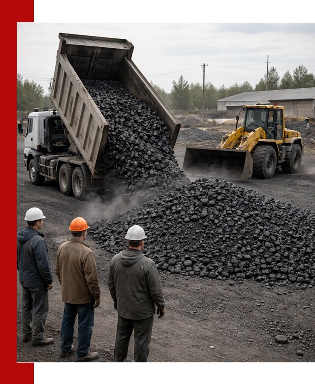 Доставка угля антрацита в Тамбове с самосвалами и погрузкой
