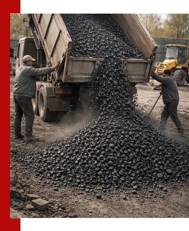 Доставка угля семечка самосвалами в Тамбове